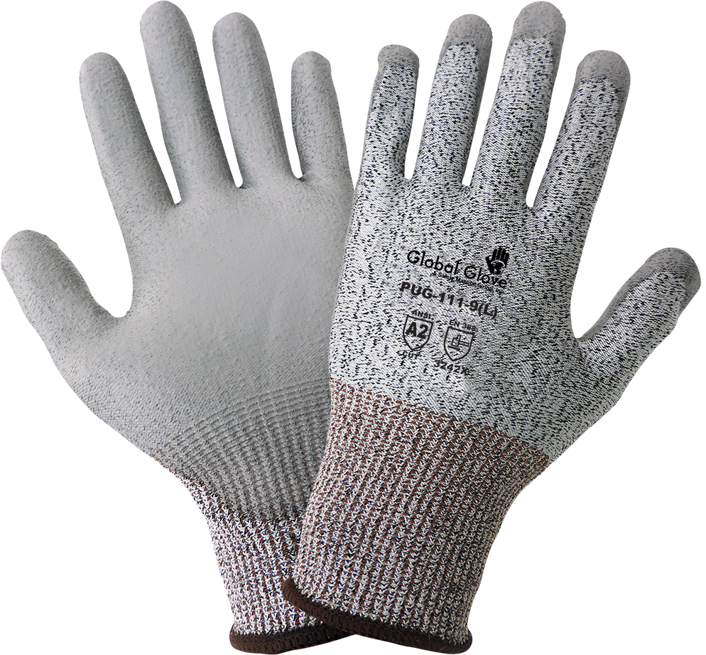 High Quality 13 Gauge PU Gloves Cut Resistant Work Gloves Level 3