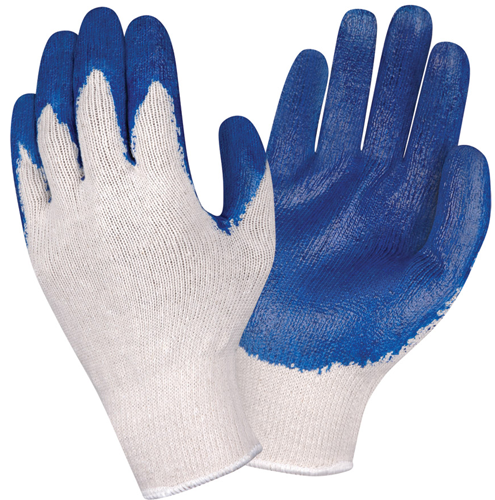 Cordova Latex Dipped Palm Coated String Knit Gloves, Dozen