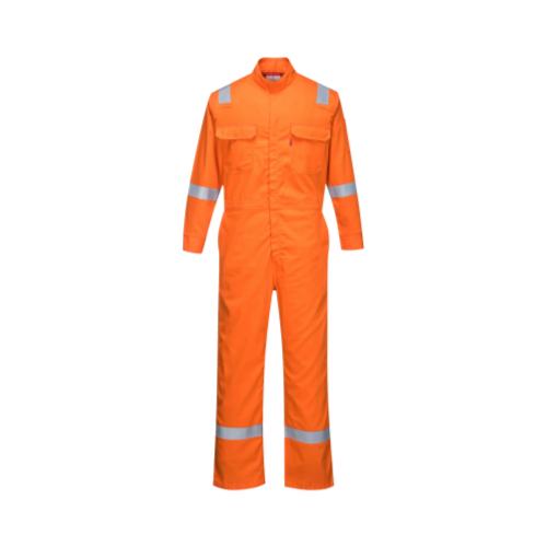 Portwest® FR94ORR Hi-Vis Orange Bizflame™ 88/12 Iona Flame Resistant Coveralls